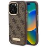 Guess GUHMP16LU4GPRW iPhone 16 Pro6.3" brązowy/brown hardcase 4G Logo Plate MagSafe na NearMe.pl