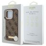 Guess GUHMP16XU4GPRW iPhone 16 Pro Max 6.9" brązowy/brown hardcase 4G Logo Plate MagSafe na NearMe.pl