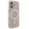 Guess GUHMP16SH4STP iPhone 16 6.1" różowy/pink hardcase IML 4G MagSafe na NearMe.pl