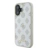 Guess GUHMP16SPGPYSH iPhone 16 6.1" biały/white hardcase Peony Script Logo MagSafe na NearMe.pl