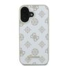 Guess GUHMP16SPGPYSH iPhone 16 6.1" biały/white hardcase Peony Script Logo MagSafe na NearMe.pl