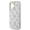 Guess GUHMP16SPGPYSH iPhone 16 6.1" biały/white hardcase Peony Script Logo MagSafe na NearMe.pl