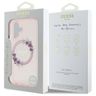 Guess GUHMP16SHFWFCP iPhone 16 6.1" różowy/pink hardcase IML Flowers Wreath MagSafe na NearMe.pl