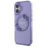 Guess GUHMP16SHFWFCU iPhone 16 6.1"      fioletowy/purple hardcase IML Flowers Wreath MagSafe na NearMe.pl