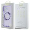 Guess GUHMP16SHFWFCU iPhone 16 6.1"      fioletowy/purple hardcase IML Flowers Wreath MagSafe na NearMe.pl