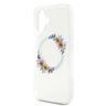 Guess GUHMP16MHFWFCT iPhone 16 Plus 6.7" przeźroczysty/transparent hardcase IML Flowers Wreath MagSafe na NearMe.pl