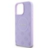Guess GUHMP16LPSAPSMEU iPhone 16 Pro 6.3" fioletowy/purple hardcase Saffiano Peony Classic Logo MagSafe na NearMe.pl