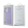 Guess GUHMP16LPSAPSMEU iPhone 16 Pro 6.3" fioletowy/purple hardcase Saffiano Peony Classic Logo MagSafe na NearMe.pl