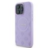 Guess GUHMP16LPSAPSMEU iPhone 16 Pro 6.3" fioletowy/purple hardcase Saffiano Peony Classic Logo MagSafe na NearMe.pl