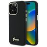 Guess GUHCP16XSMBSLK iPhone 16 Pro Max 6.9" czarny/black hardcase Silicone Script Metal Logo & Frame na NearMe.pl
