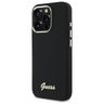 Guess GUHCP16XSMBSLK iPhone 16 Pro Max 6.9" czarny/black hardcase Silicone Script Metal Logo & Frame na NearMe.pl