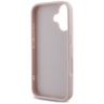 Guess GUHCP16SPSQSQSP iPhone 16 6.1" różówy/pink hardcase Quiled Metal Logo na NearMe.pl