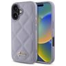 Guess GUHCP16SPSQSQSU iPhone 16 6.1" jasnofioletowy/light purple hardcase Quiled Metal Logo na NearMe.pl
