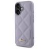 Guess GUHCP16SPSQSQSU iPhone 16 6.1" jasnofioletowy/light purple hardcase Quiled Metal Logo na NearMe.pl