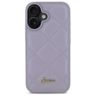 Guess GUHCP16SPSQSQSU iPhone 16 6.1" jasnofioletowy/light purple hardcase Quiled Metal Logo na NearMe.pl