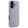 Guess GUHCP16SPSQSQSU iPhone 16 6.1" jasnofioletowy/light purple hardcase Quiled Metal Logo na NearMe.pl