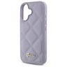 Guess GUHCP16SPSQSQSU iPhone 16 6.1" jasnofioletowy/light purple hardcase Quiled Metal Logo na NearMe.pl