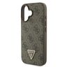 Guess GUHCP16SP4TDSCPW iPhone 16 6.1" brązowy/brown hardcase Leather Metal Logo Strass Crossbody na NearMe.pl