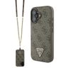 Guess GUHCP16SP4TDSCPW iPhone 16 6.1" brązowy/brown hardcase Leather Metal Logo Strass Crossbody na NearMe.pl