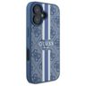 Guess GUHMP16SP4RPSB iPhone 16 niebieski/blue hardcase 4G Printed Stripes MagSafe na NearMe.pl
