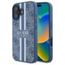 Guess GUHMP16SP4RPSB iPhone 16 niebieski/blue hardcase 4G Printed Stripes MagSafe na NearMe.pl