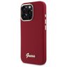 Guess GUHCP16XSMBSLM iPhone 16 Pro Max6.9" magenta hardcase Silicone Script Metal Logo na NearMe.pl