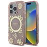Guess GUHMP16LH4PYEEP iPhone 16 Pro 6.3" różowy/pink hardcase IML Peony On 4G Background MagSafe na NearMe.pl