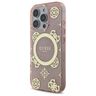 Guess GUHMP16LH4PYEEP iPhone 16 Pro 6.3" różowy/pink hardcase IML Peony On 4G Background MagSafe na NearMe.pl