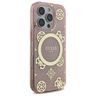 Guess GUHMP16LH4PYEEP iPhone 16 Pro 6.3" różowy/pink hardcase IML Peony On 4G Background MagSafe na NearMe.pl