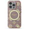 Guess GUHMP16XH4PYEEP iPhone 16 Pro Max  6.9" różowy/pink hardcase IML Peony On 4G Background MagSafe na NearMe.pl