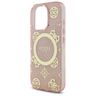 Guess GUHMP16XH4PYEEP iPhone 16 Pro Max  6.9" różowy/pink hardcase IML Peony On 4G Background MagSafe na NearMe.pl