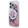 Guess GUHMP16LLFMWTP iPhone 16 Pro 6.3"  różowy/pink hardcase Liquid Glitter Flower MagSafe na NearMe.pl
