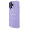 Guess GUHMP16MPSAPSMEU iPhone 16 Plus    6.7" fioletowy/purple hardcase Saffiano Peony Classic Logo MagSafe na NearMe.pl