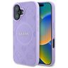 Guess GUHMP16MPSAPSMEU iPhone 16 Plus    6.7" fioletowy/purple hardcase Saffiano Peony Classic Logo MagSafe na NearMe.pl