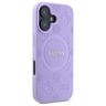 Guess GUHMP16MPSAPSMEU iPhone 16 Plus    6.7" fioletowy/purple hardcase Saffiano Peony Classic Logo MagSafe na NearMe.pl