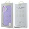 Guess GUHMP16MPSAPSMEU iPhone 16 Plus    6.7" fioletowy/purple hardcase Saffiano Peony Classic Logo MagSafe na NearMe.pl