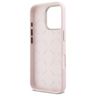 Guess GUHCP16LSMBSLP iPhone 16 Pro 6.3"  różowy/pink hardcase Silicone Script Metal Logo & Frame na NearMe.pl