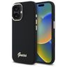 Guess GUHCP16SSMBSLK iPhone 16 6.1"      czarny/black hardcase Silicone Script Metal Logo & Frame na NearMe.pl
