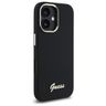 Guess GUHCP16SSMBSLK iPhone 16 6.1"      czarny/black hardcase Silicone Script Metal Logo & Frame na NearMe.pl