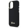 Guess GUHCP16SSMBSLK iPhone 16 6.1"      czarny/black hardcase Silicone Script Metal Logo & Frame na NearMe.pl