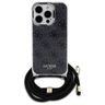 Guess GUHCP16XHC4SEK iPhone 16 Pro Max   6.9" czarny/black hardcase Crossbody Cord 4G Print na NearMe.pl