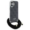 Guess GUHCP16XHC4SEK iPhone 16 Pro Max   6.9" czarny/black hardcase Crossbody Cord 4G Print na NearMe.pl