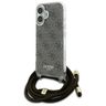 Guess GUHCP16SHC4SEW iPhone 16 6.1"      brązowy/brown hardcase Crossbody Cord 4G Print na NearMe.pl