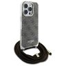 Guess GUHCP16XHC4SEW iPhone 16 Pro Max   6.9" brązowy/brown hardcase Crossbody Cord 4G Print na NearMe.pl