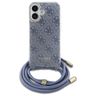 Guess GUHCP16SHC4SEB iPhone 16 6.1"      niebieski/blue hardcase Crossbody Cord 4G Print na NearMe.pl