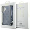 Guess GUHCP16SHC4SEB iPhone 16 6.1"      niebieski/blue hardcase Crossbody Cord 4G Print na NearMe.pl