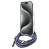 Guess GUHCP16LHC4SEB iPhone 16 Pro 6.3"  niebieski/blue hardcase Crossbody Cord 4G Print na NearMe.pl