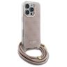 Guess GUHCP16LHC4SEP iPhone 16 Pro 6.3"  różowy/pink hardcase Crossbody Cord 4G Print na NearMe.pl