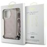 Guess GUHCP16LHC4SEP iPhone 16 Pro 6.3"  różowy/pink hardcase Crossbody Cord 4G Print na NearMe.pl