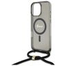 Guess GUHMP16XHCTSGNSK iPhone 16 Pro Max 6.9" czarny/black hardcase Crossbody Cord Script MagSafe na NearMe.pl
